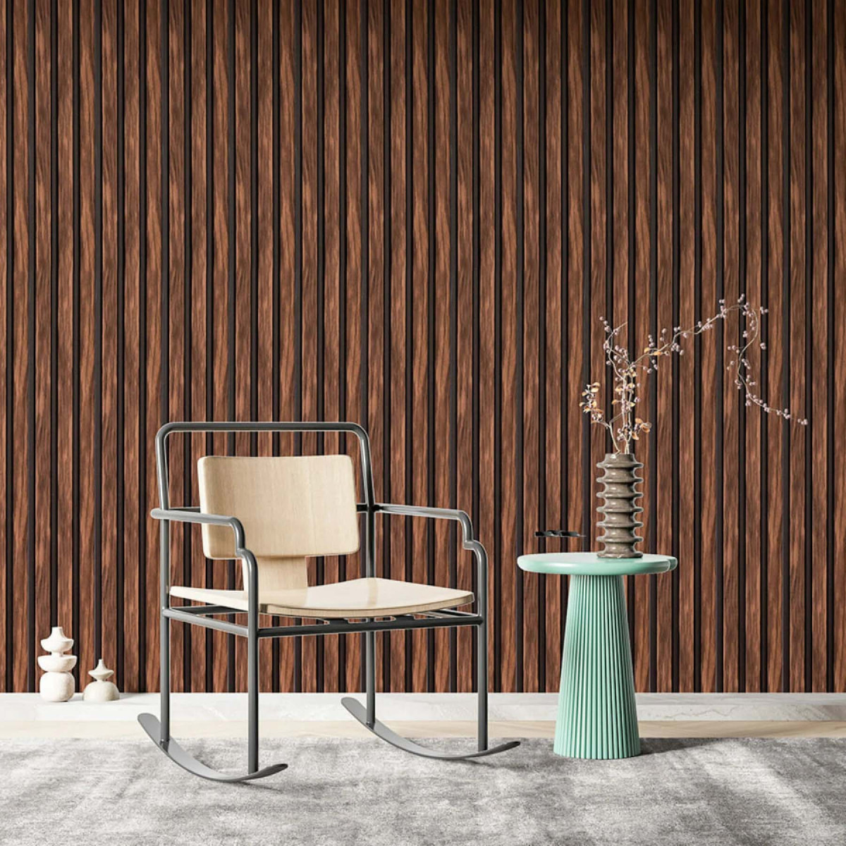 Рейка декоративна PS Темний горіх 2900х120х12мм SW-00001745