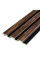 Рейка декоративна PS Темний горіх 2900х120х12мм SW-00001745