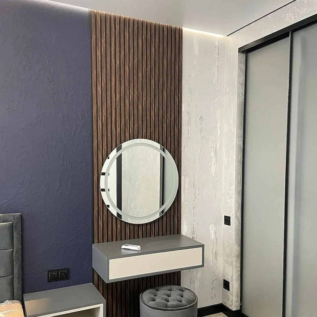 Рейка декоративна PS Темний горіх 2900х120х12мм SW-00001745