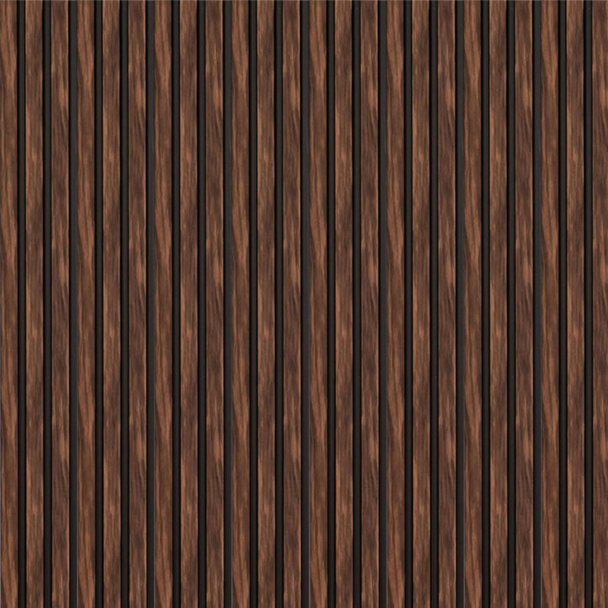 Рейка декоративна PS Темний горіх 2900х120х12мм SW-00001745