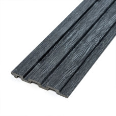 Рейка декоративна PS 2900x120x12мм Темний графіт SW-00002128