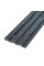 Рейка декоративна PS 2900x120x12мм Темний графіт SW-00002128