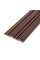 Рейка декоративна PS 2900x120x12мм Темний горіх із золотом SW-00002131