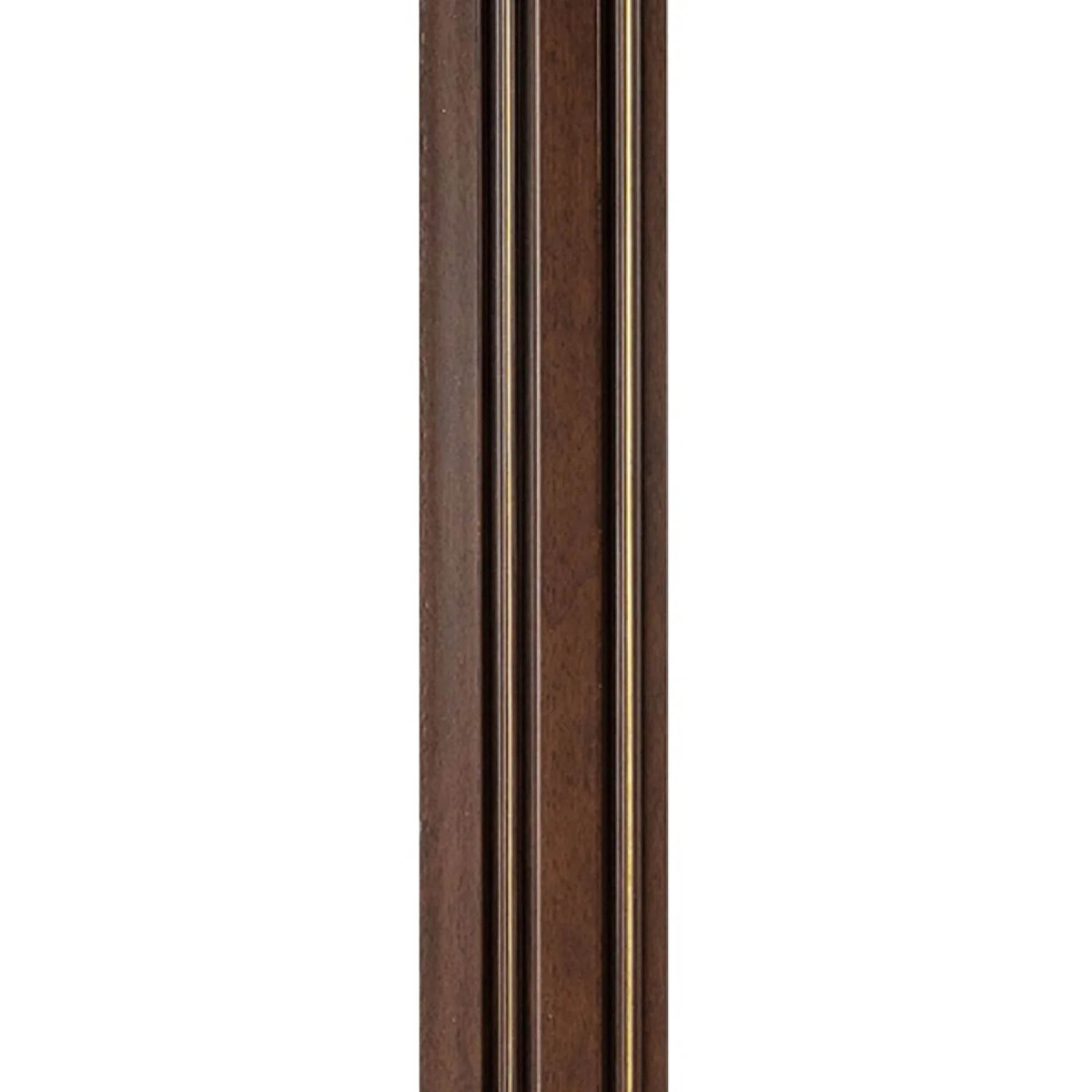 Рейка декоративна PS 2900x120x12мм Темний горіх із золотом SW-00002131