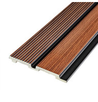 Рейка декоративна PS 2900x120x12мм Теплий каштан SW-00001753