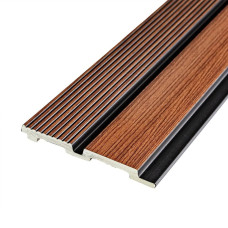 Рейка декоративна PS 2900x120x12мм Теплий каштан SW-00001753