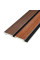 Рейка декоративна PS 2900x120x12мм Теплий каштан SW-00001753