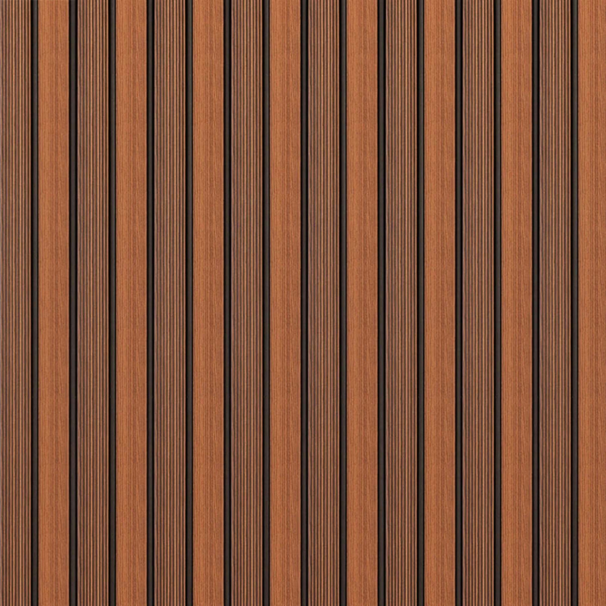 Рейка декоративна PS 2900x120x12мм Теплий каштан SW-00001753