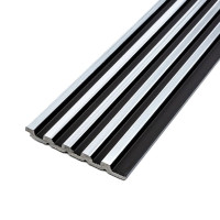 Рейка декоративна PS 2900x120x12мм Чорний зі сріблом SW-00002133