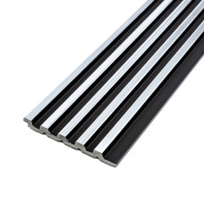 Рейка декоративна PS 2900x120x12мм Чорний зі сріблом SW-00002133