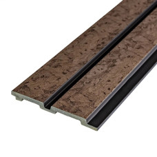 Рейка декоративна PS 2900х120х12мм Шоколадний мармур SW-00001754