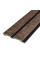 Рейка декоративна PS 2900х120х12мм Шоколадний мармур SW-00001754