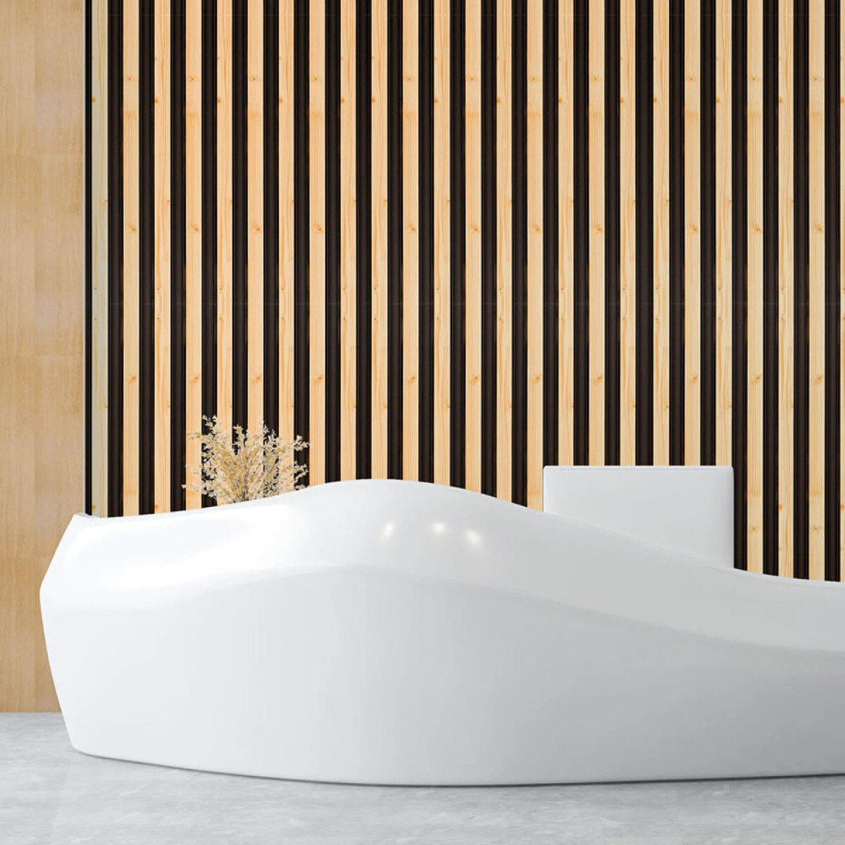 Рейка декоративна PS 2900х120х20мм Сосна з графітом SW-00002146