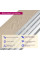 Рейка декоративна PS 2900x160x11мм Бежева зі сріблом SW-00002150