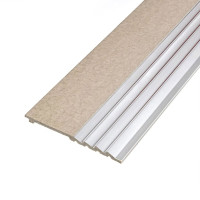 Рейка декоративна PS 2900x160x11мм Бежева зі сріблом SW-00002150