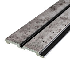 Рейка декоративна PS 2900×120×11 мм Бетон із золотими вкрапленнями SW-00001752