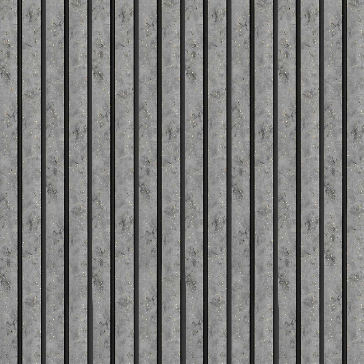 Рейка декоративна PS 2900×120×11 мм Бетон із золотими вкрапленнями SW-00001752