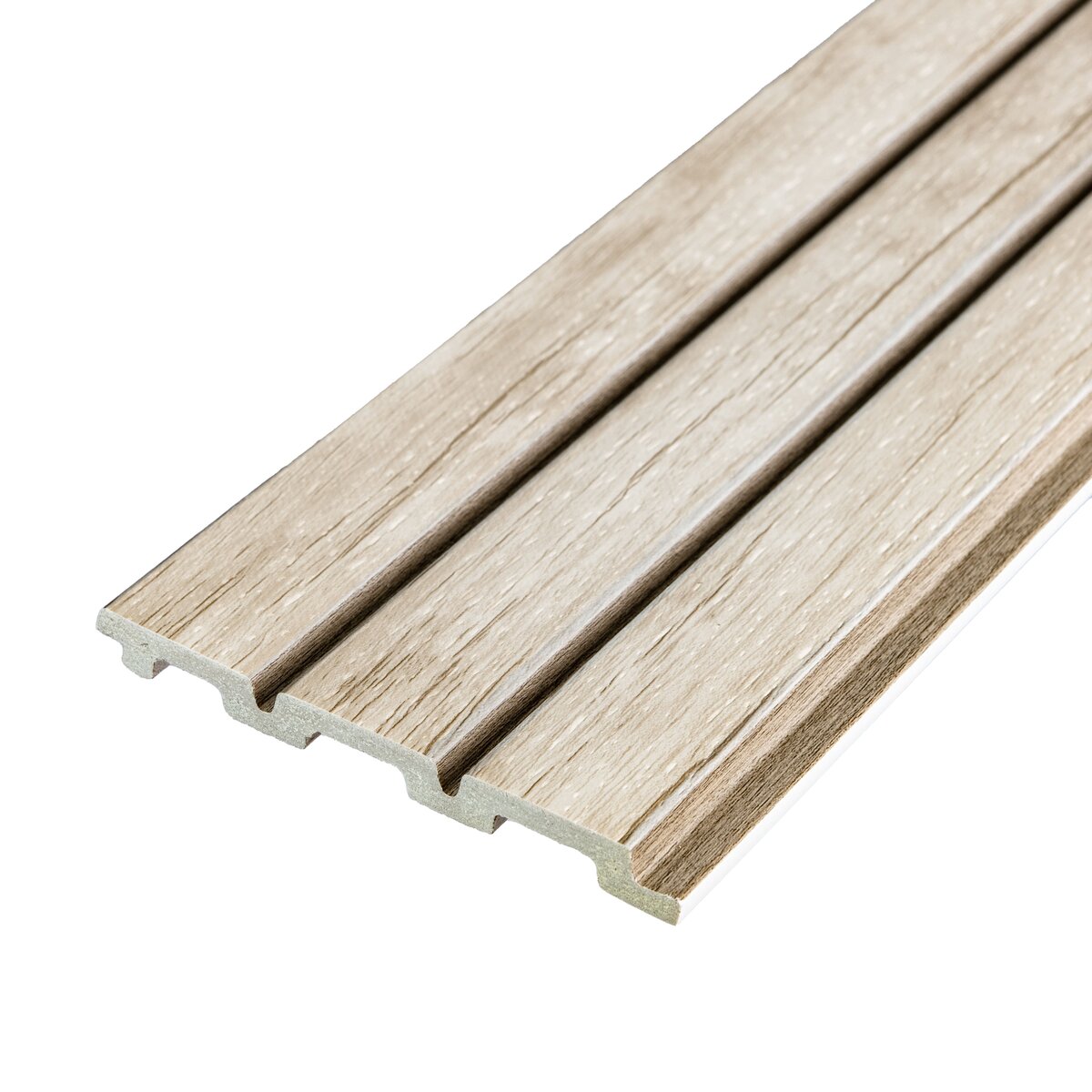 Декоративна рейка Білий дуб PS 2900x120x12мм SW-00001741