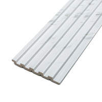 Декоративна рейка Білий мармур PS 2900×120×11 мм SW-00002134