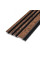 Рейка декоративна PS 2900х120х11мм Коричнева із золотими вкрапленнями SW-00002140