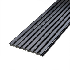 Рейка декоративна PS 2900×120×11 мм Чорна SW-00002148