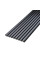 Рейка декоративна PS 2900×120×11 мм Чорна SW-00002148
