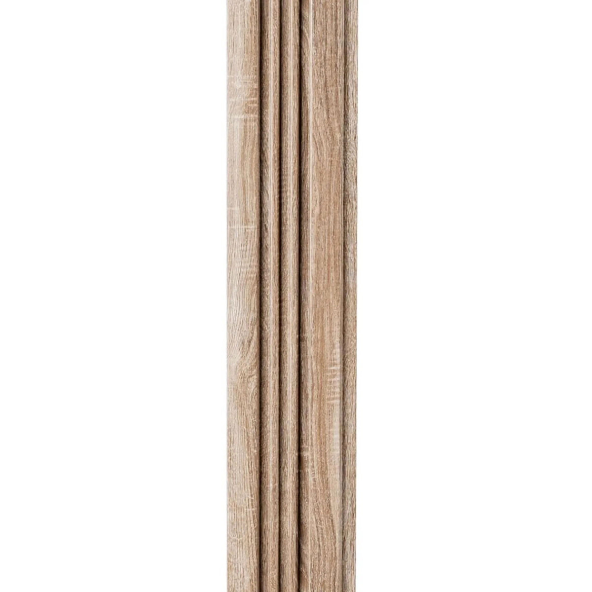 Інтер'єрна рейка PS вологостійка колір Дуб 2900x120x12мм SW-00002136