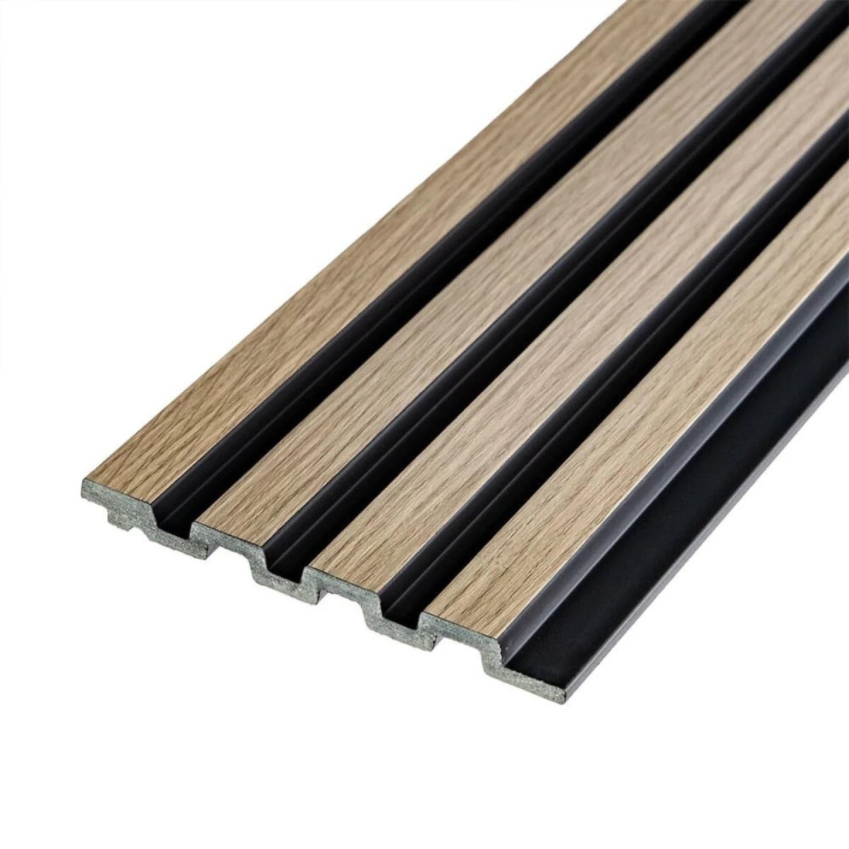 Рейка декоративна PS 2900×120×11 мм Дуб з графітом SW-00001738