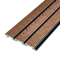 Декоративна рейка Горіх PS 2900×120×12 мм SW-00001739