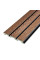 Декоративна рейка Горіх PS 2900×120×12 мм SW-00001739