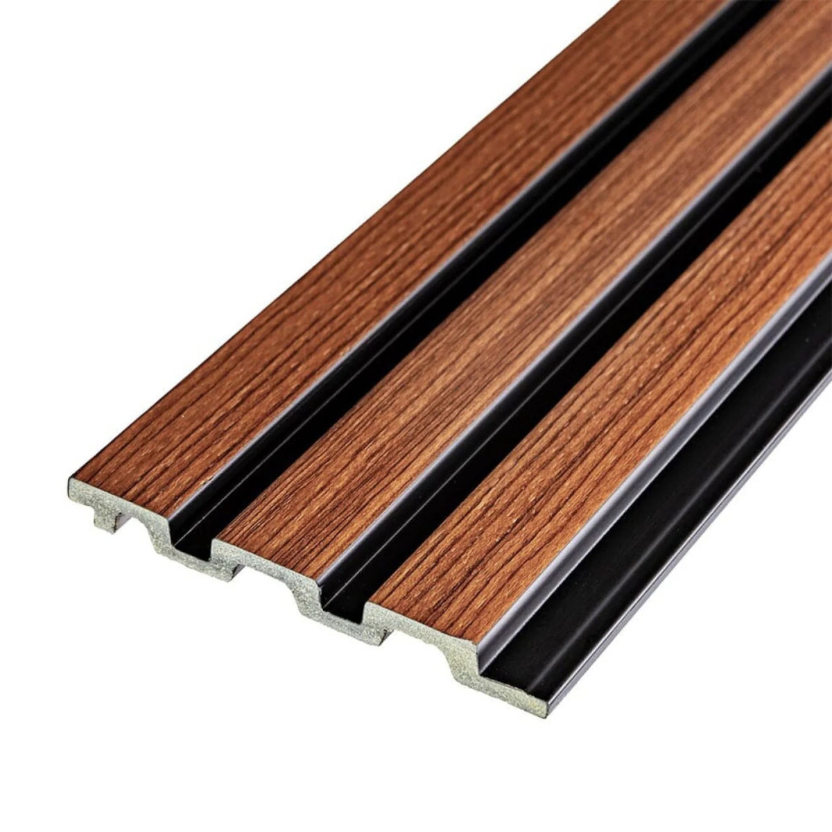 Рейка декоративна 2900х120х12мм PS колір Каштановий SW-00001743