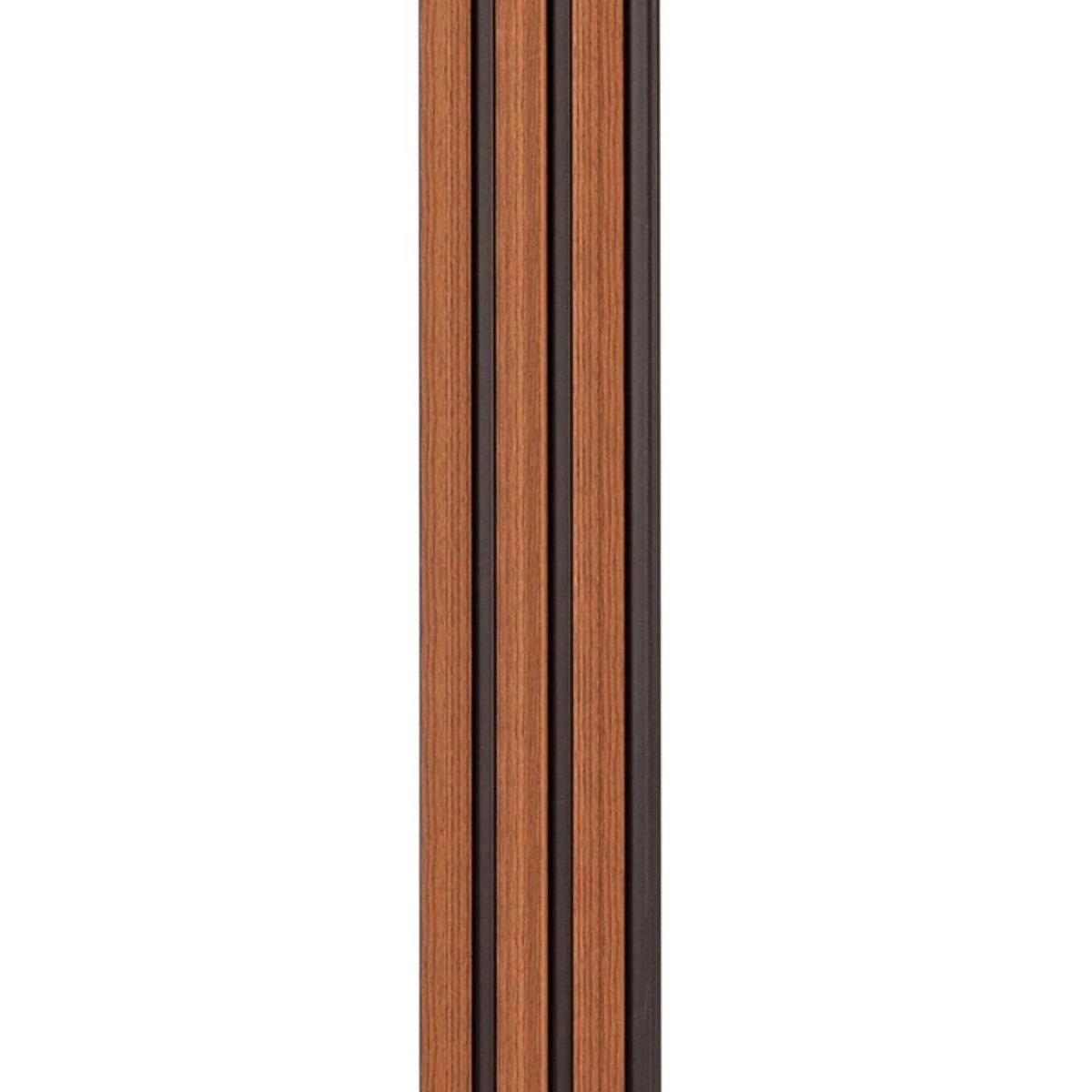 Рейка декоративна 2900х120х12мм PS колір Каштановий SW-00001743