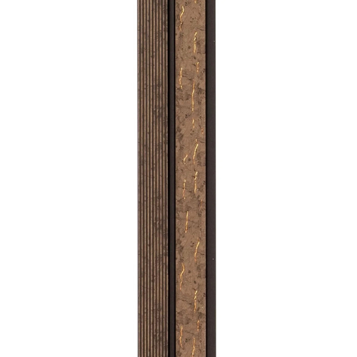 Стінова рейка PS декоративна 2900x120x12мм Коричневий із золотими прожилками SW-00001749