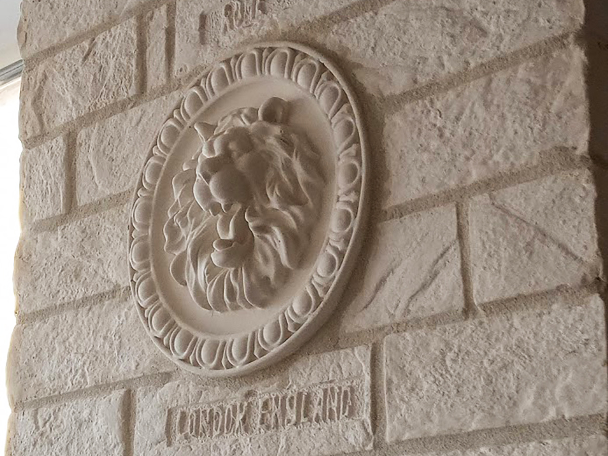 Класична біла гіпсова цегла