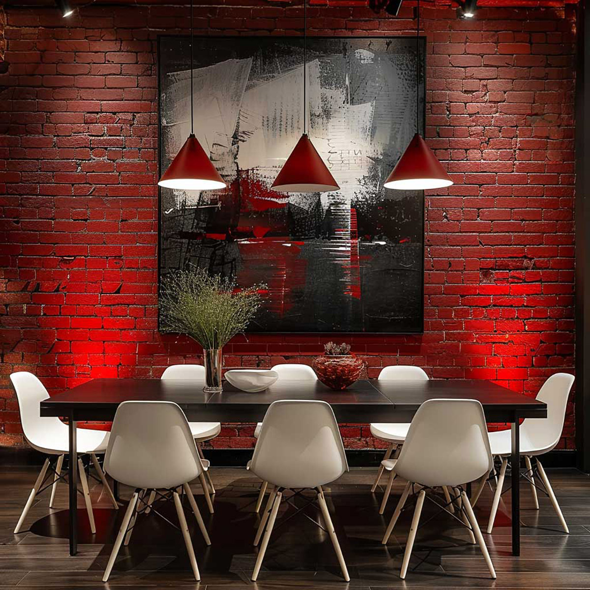 Фарбована червона цегла