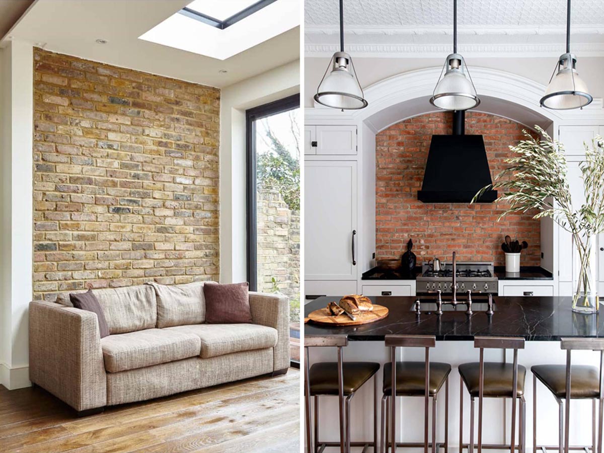 Світла цегла в скандинавському стилі