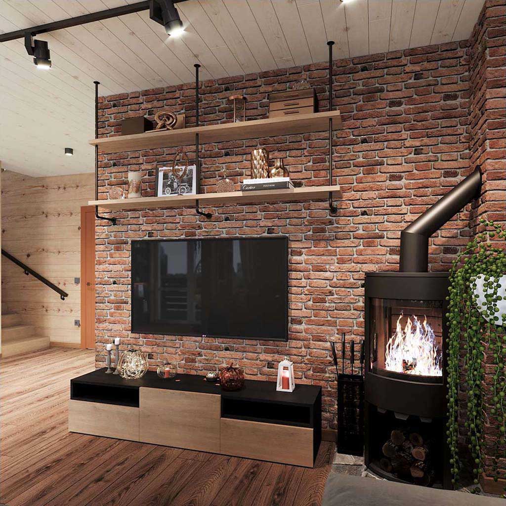 Декоративна цегла в сучасному інтер'єрі