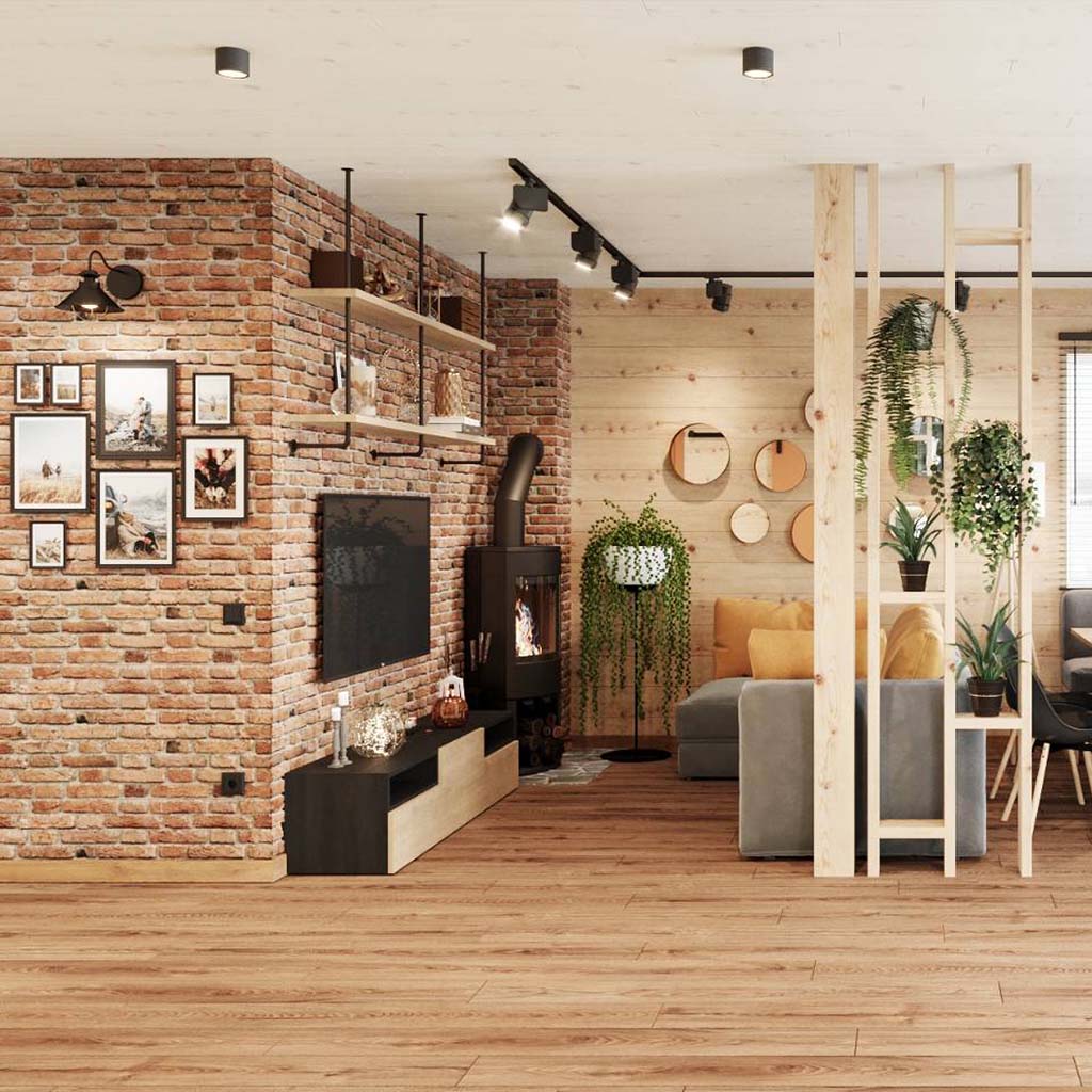 Оздоблення будинку в стилі Кантрі