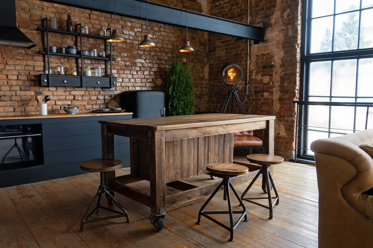 Дизайн інтер'єру в стилі Лофт