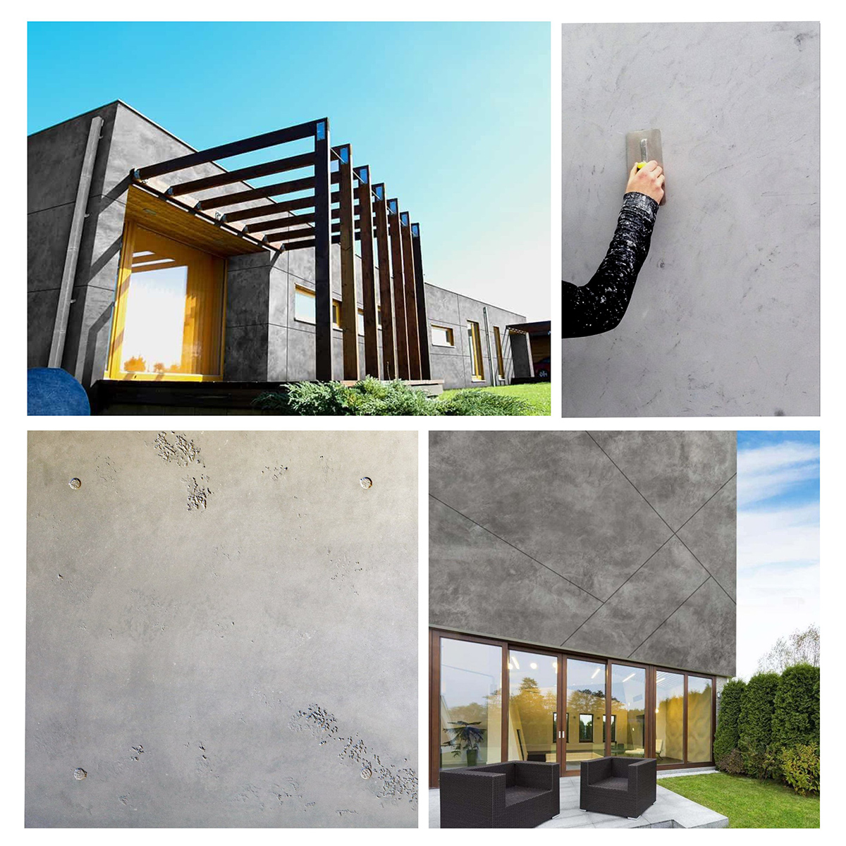 Венеціанська штукатурка, мозаїка, пісковик та ефекти металу