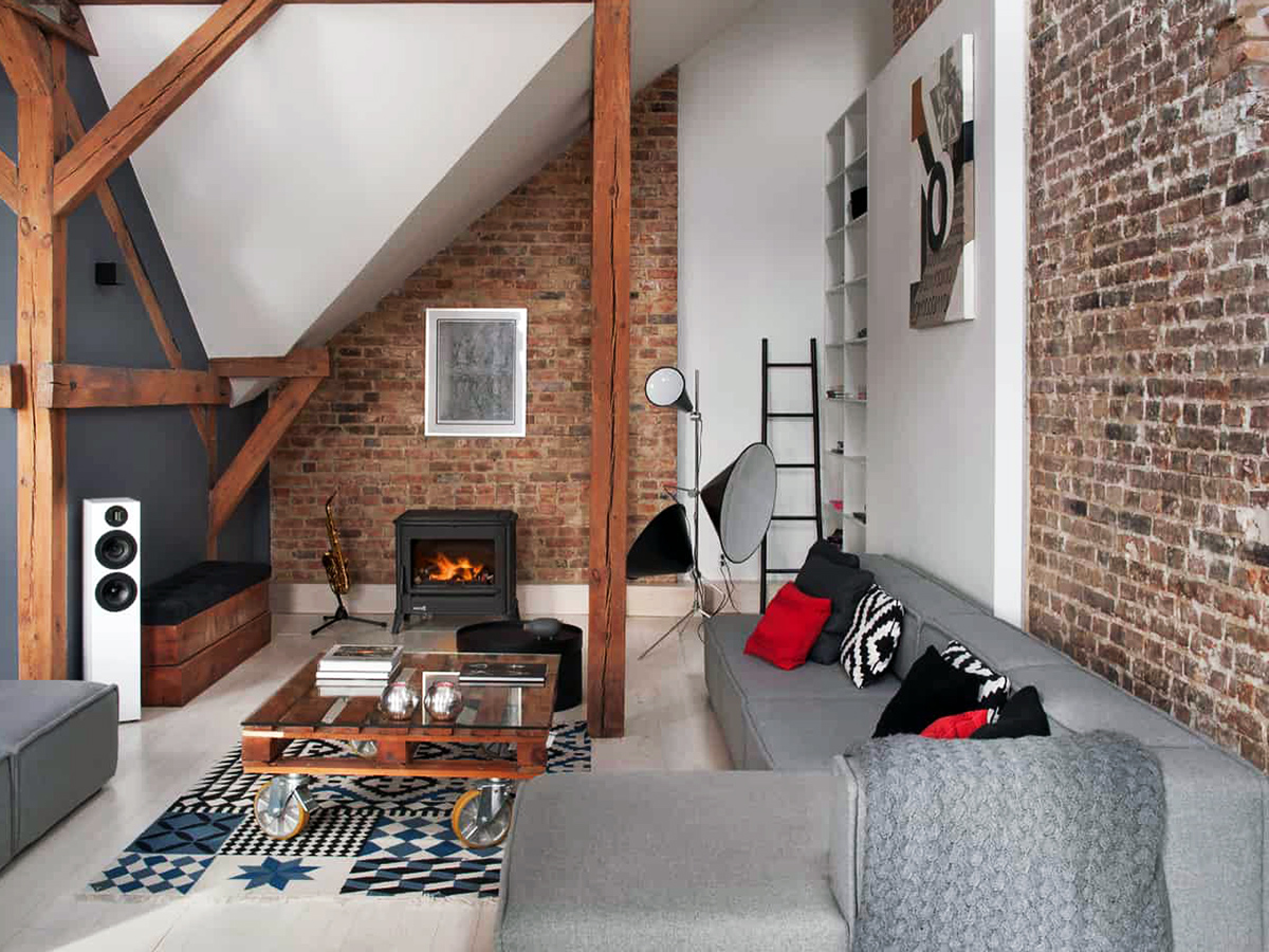 Варіанти декорування стін гіпсовою плиткою