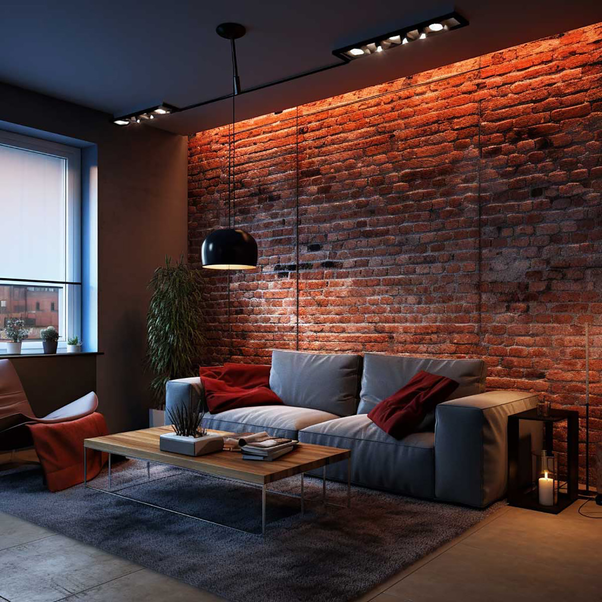 Квартира-студія з елементами Лофт