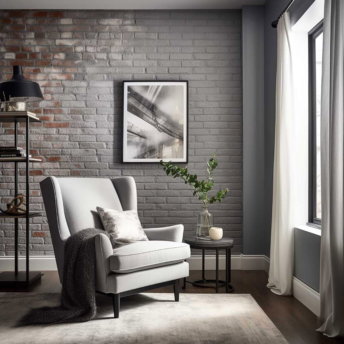 Темний інтер'єр студії