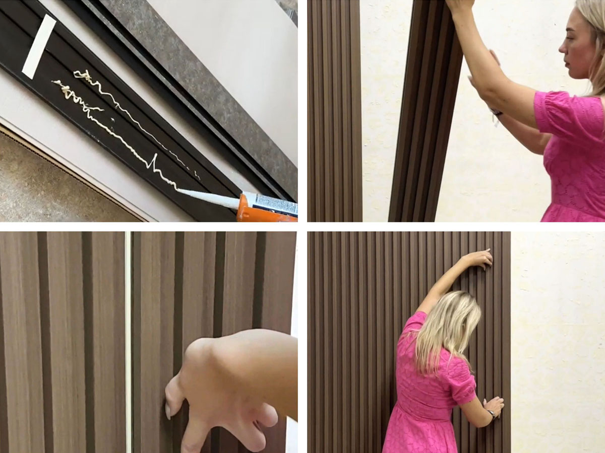 Монтаж декоративних рейок