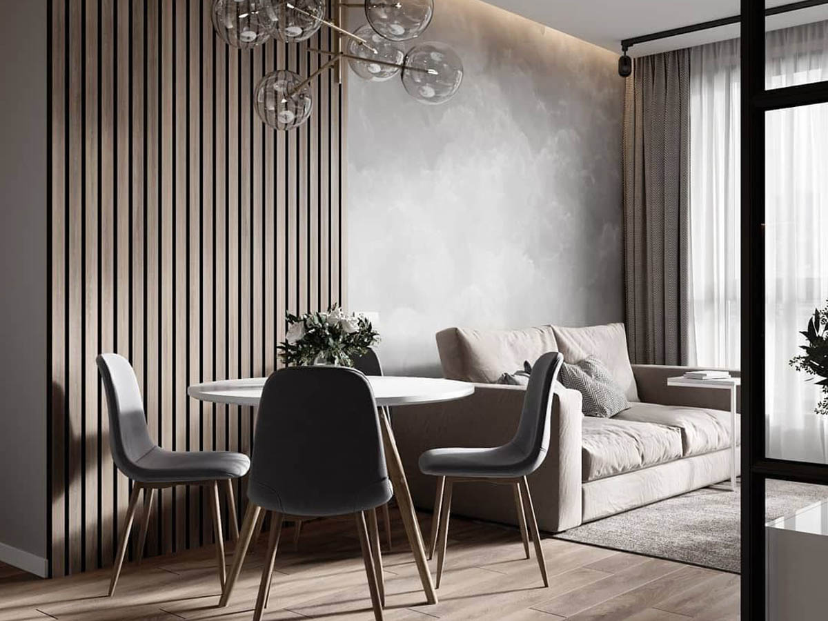 Дизайн інтер'єру з використанням рейок